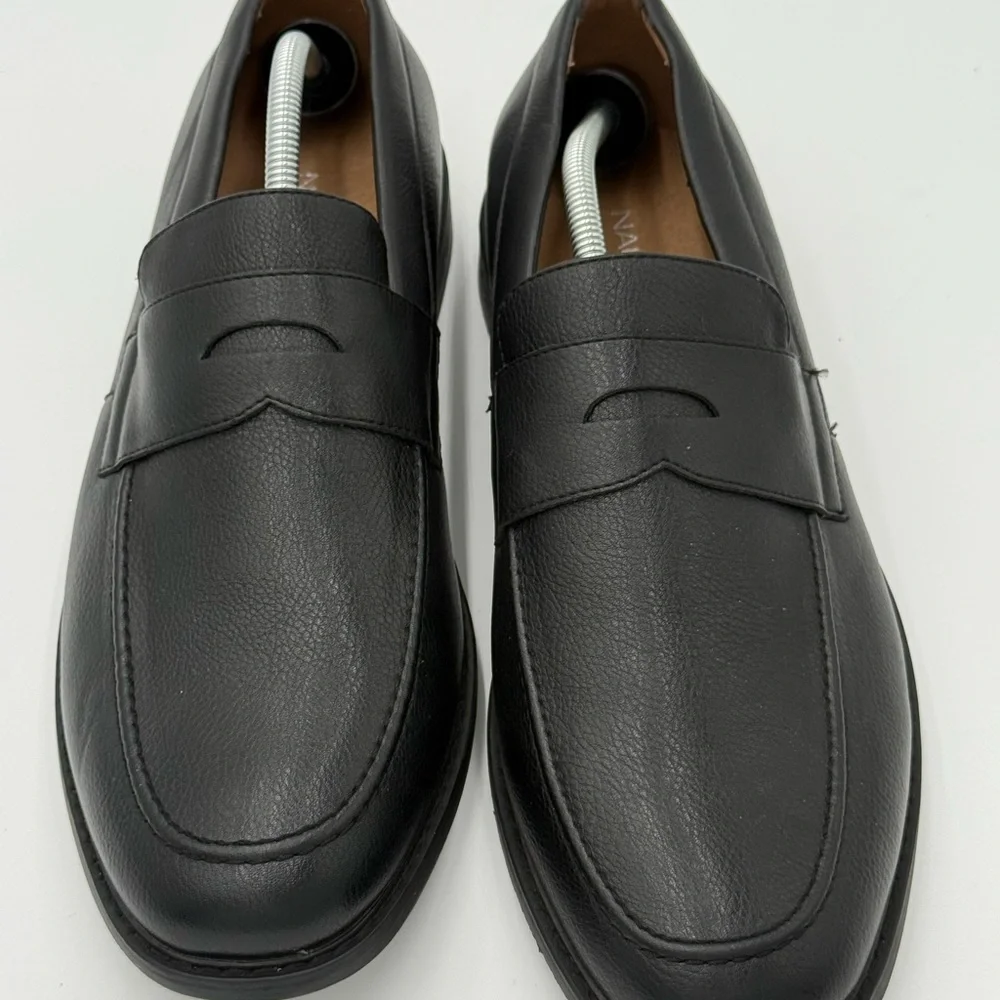 Nautica Elias Loafer‎ In Tumbled Black NWOT, Ships next day Size 12
